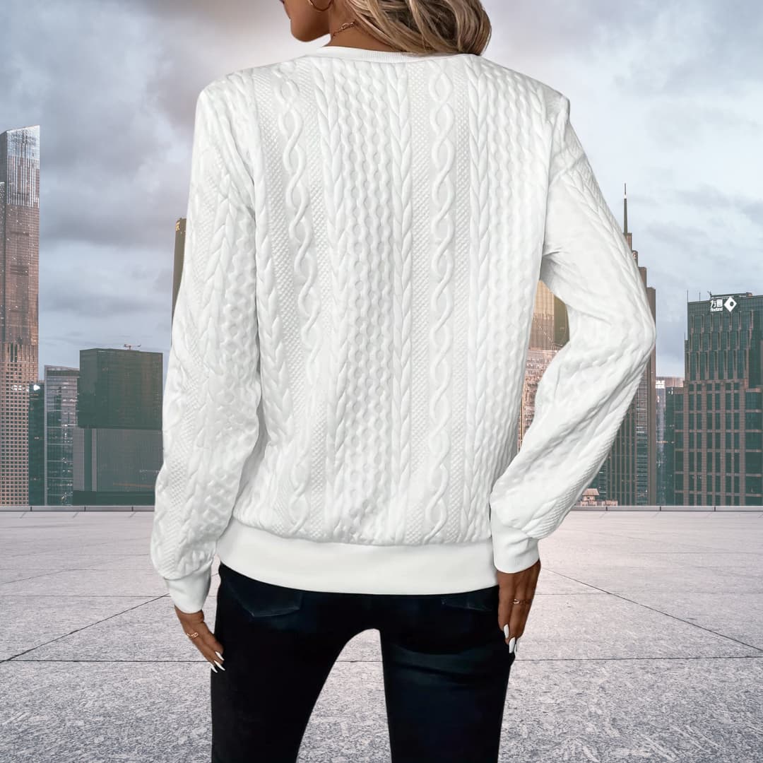FLORENCE - Eleganter stilvoller Strickpullover