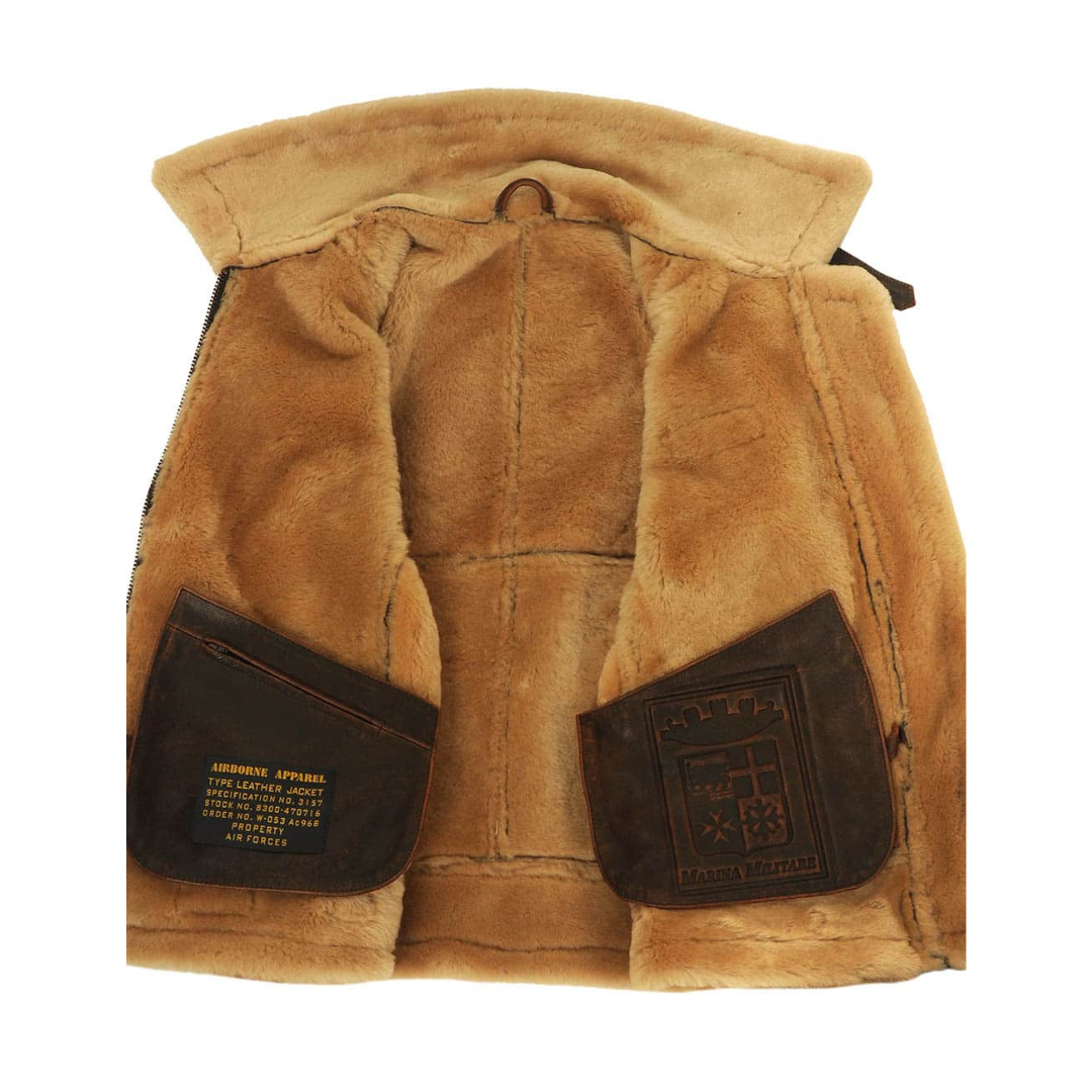Maverick | Eleganter Leder-Mantel