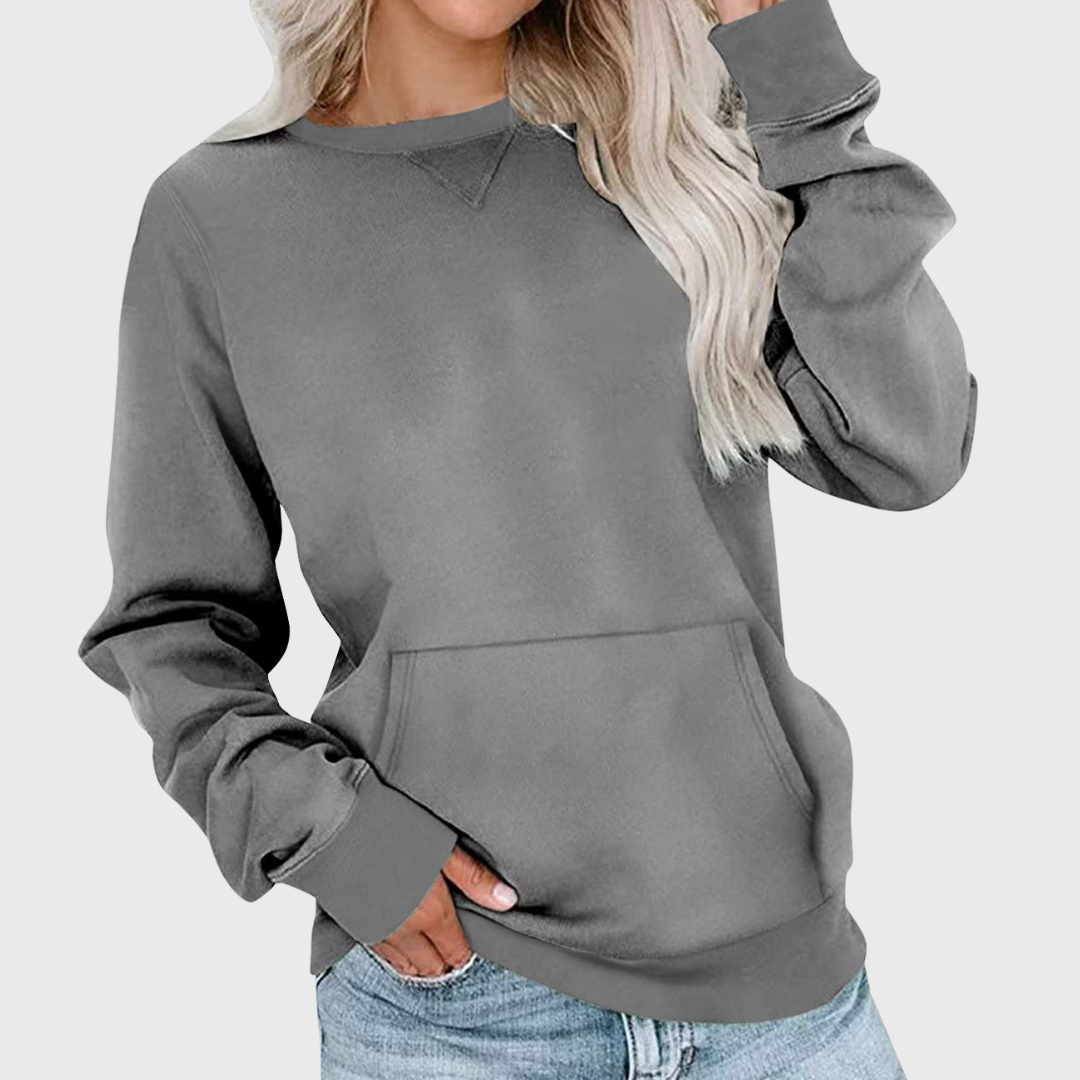 Giulia | Weicher Pullover mit Tasche