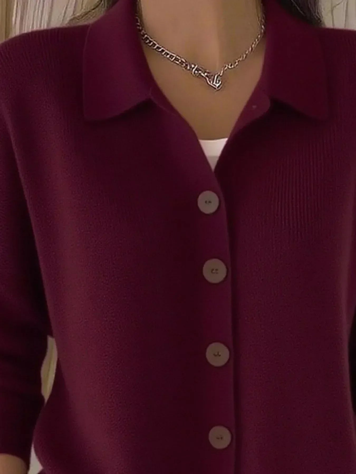 AVI - Strickpullover mit Knöpfen