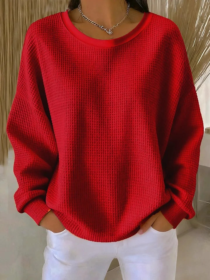 Ella | Weicher Pullover mit raffiniertem Touch