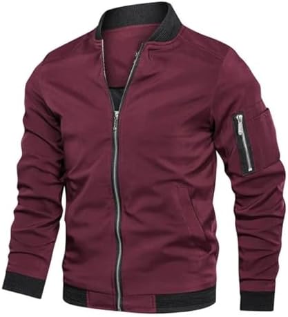 Jules | Elegante metallische Bomberjacke