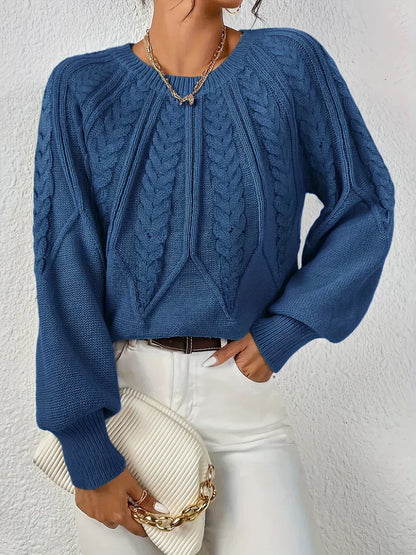Rita | Elegante Strickware mit Geflechtmuster
