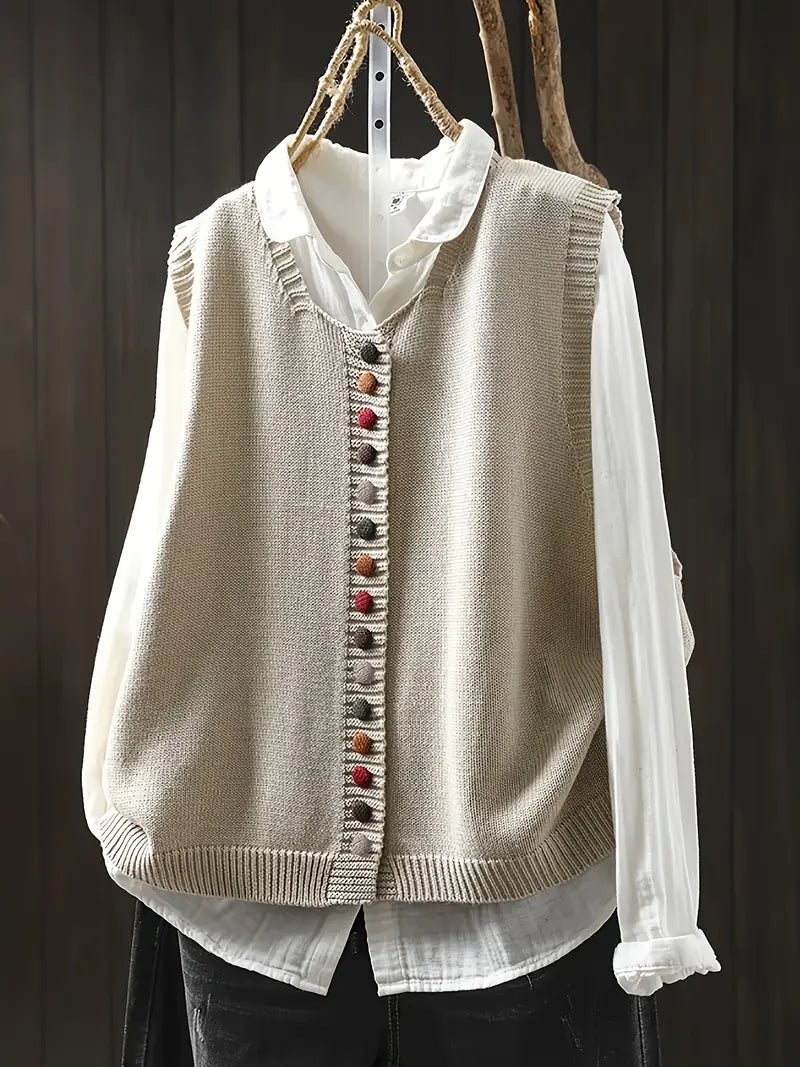 Gaelle | Elegante lässige Strickweste