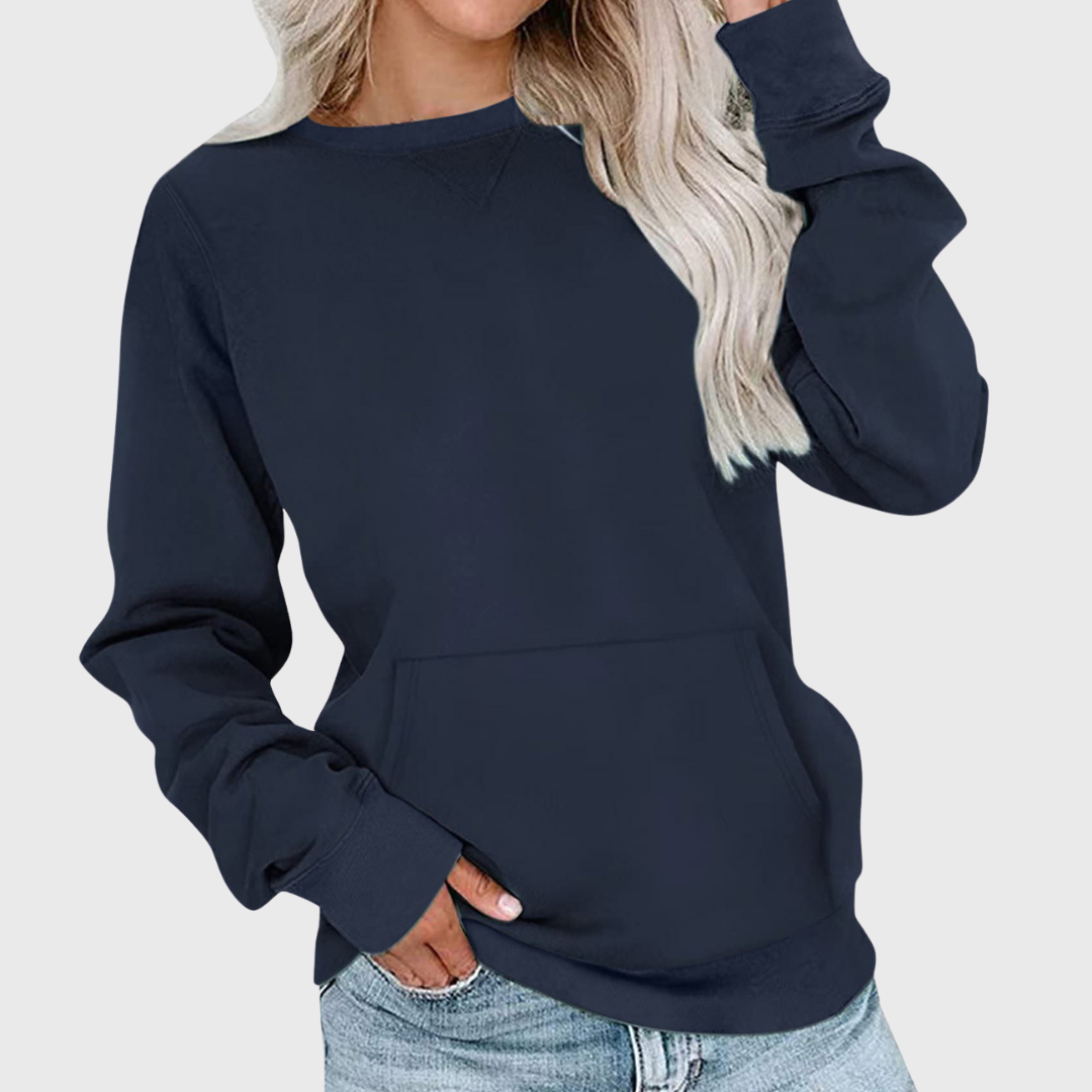 Giulia | Weicher Pullover mit Tasche