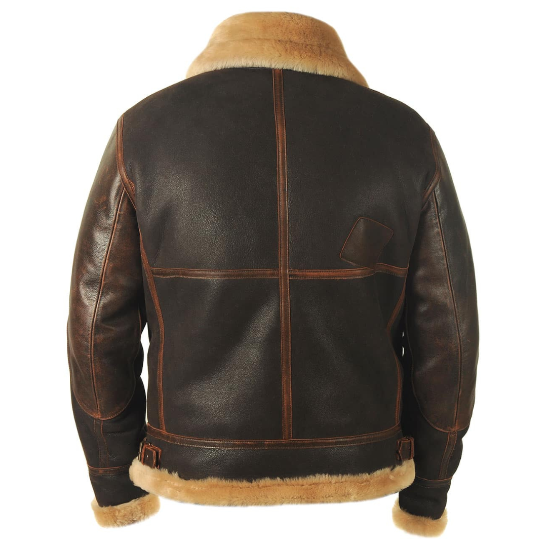 Maverick | Eleganter Leder-Mantel