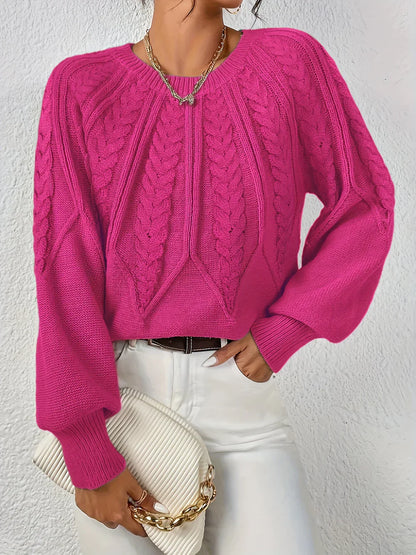 Rita | Elegante Strickware mit Geflechtmuster