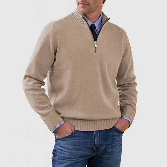 DERRICK™|PULLOVER MIT HALBEN REISSVERSCHLUSS