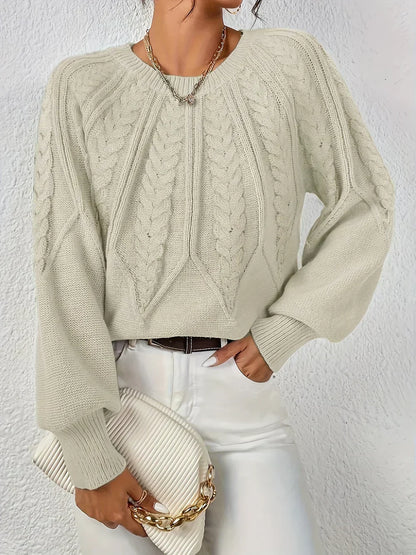 Rita | Elegante Strickware mit Geflechtmuster