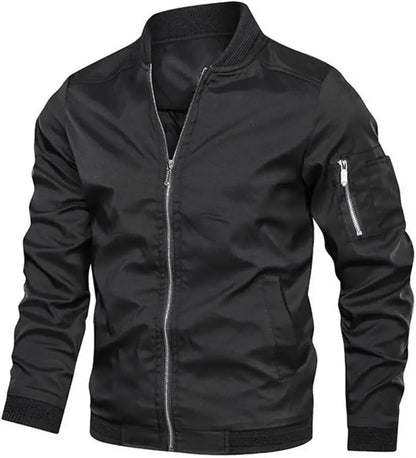 Jules | Elegante metallische Bomberjacke