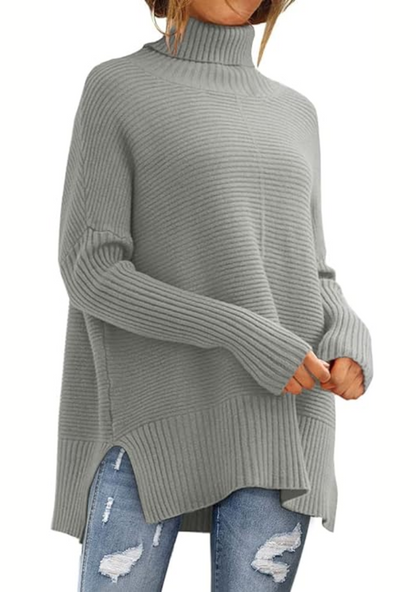 Elisa | Warmer, Wickel-Hochkragenpullover
