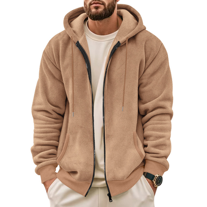 Davide™ | Strukturierte Zip-Hoodie