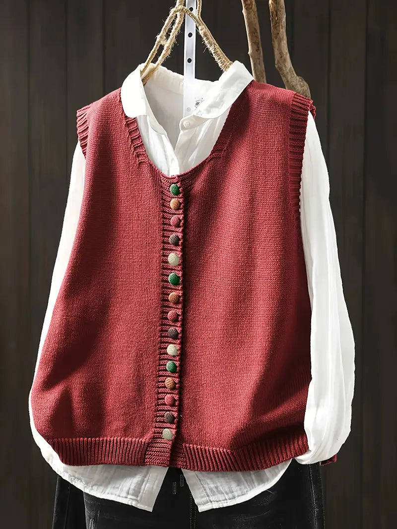 Gaelle | Elegante lässige Strickweste