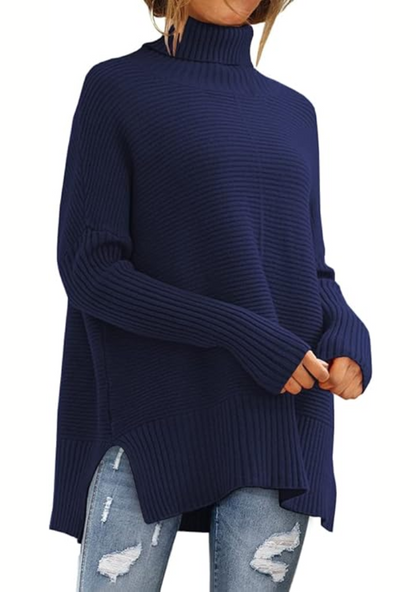 Elisa | Warmer, Wickel-Hochkragenpullover