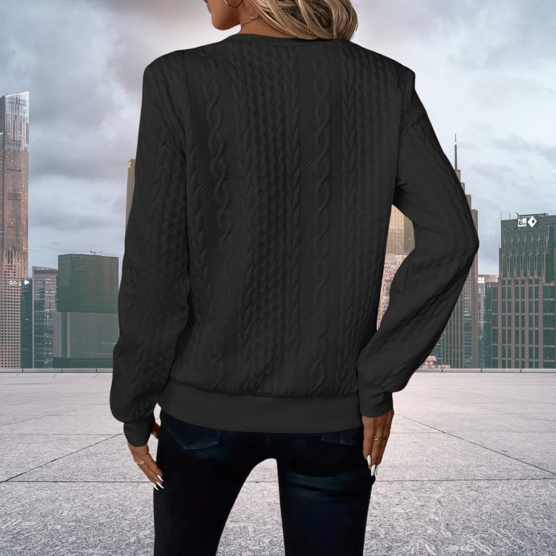FLORENCE - Eleganter stilvoller Strickpullover