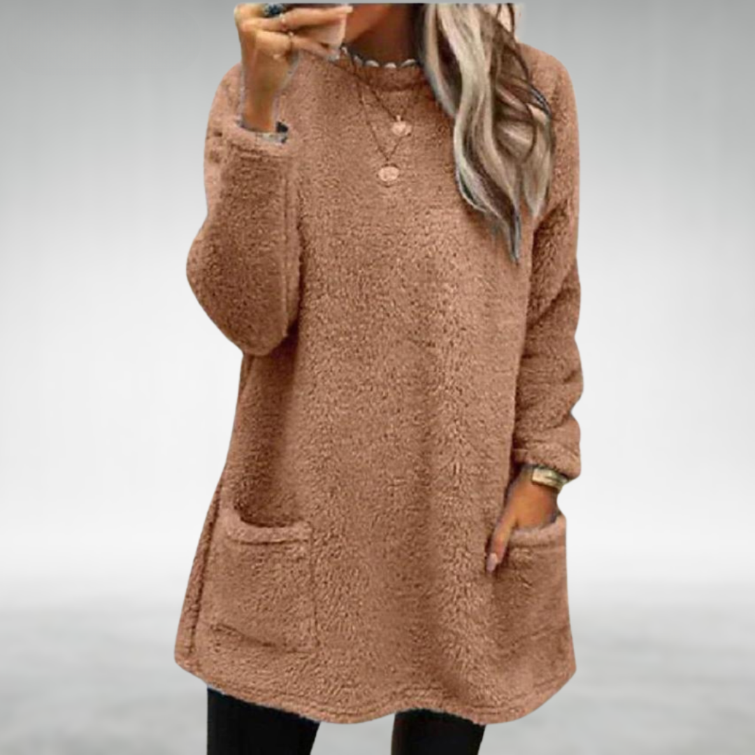 NORA - Fleece-Pullover mit Taschen