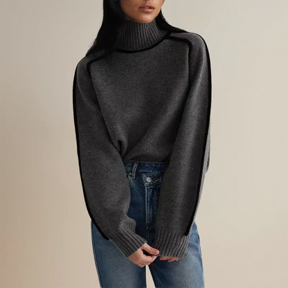 AMANDA - Stilvoller Rollkragenpullover