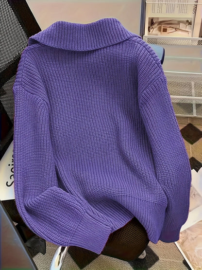 Amy | Lässiger Langarm Pullover