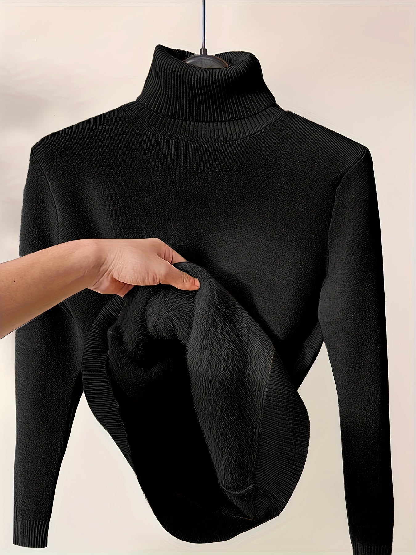 Zella | Weicher Pullover mit hohem Kragen