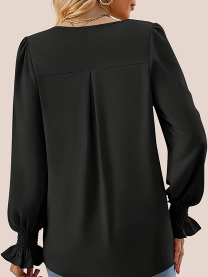 Mira | Elegante Bluse mit V-Ausschnitt