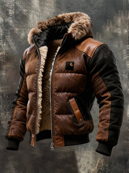 Vanhouten™ | Retro gequiltete doppellagige warme Outdoor-Jacke für Herren