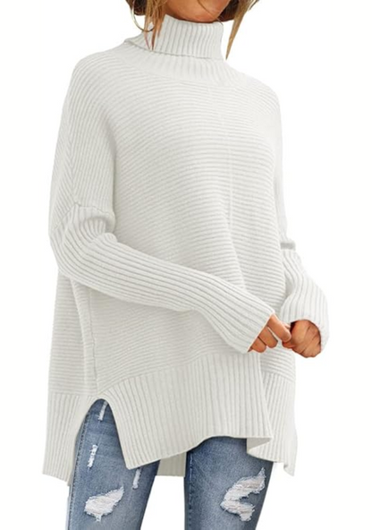 Elisa | Warmer, Wickel-Hochkragenpullover