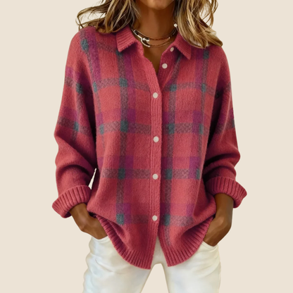 Valeria | Weicher Karo-Pullover