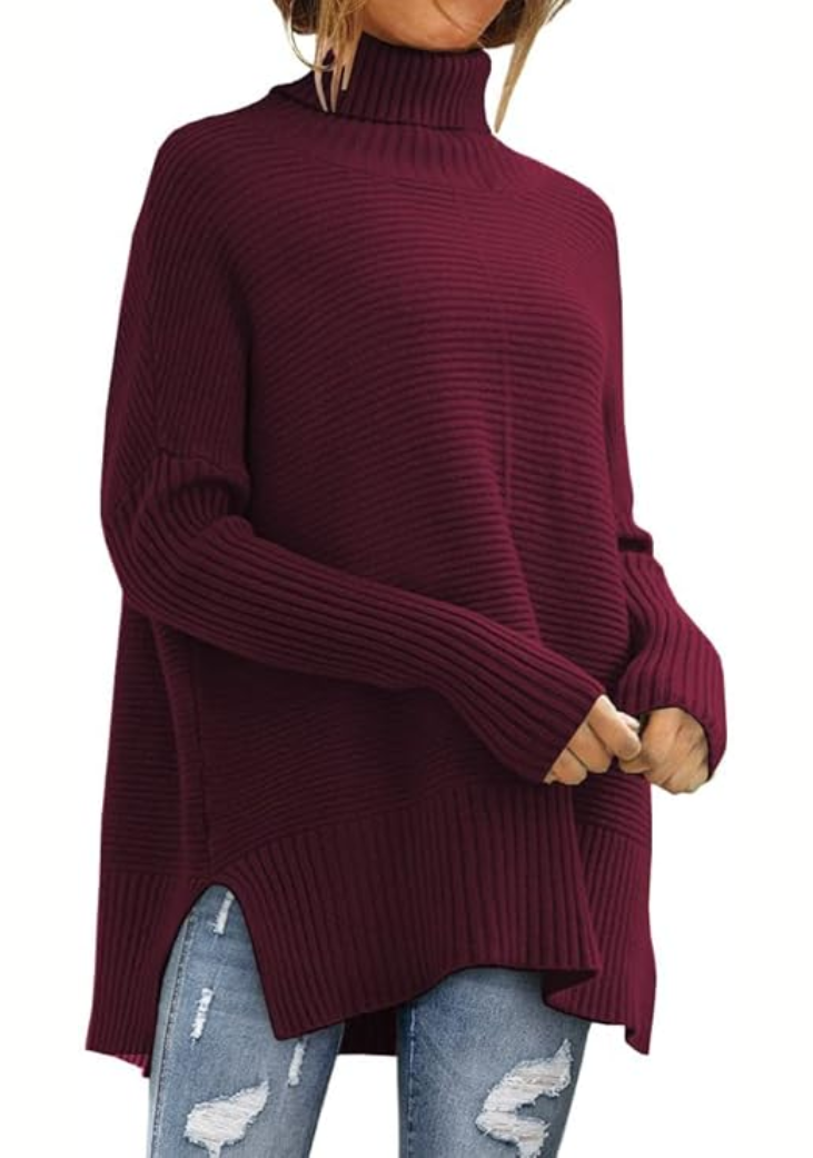 Elisa | Warmer, Wickel-Hochkragenpullover