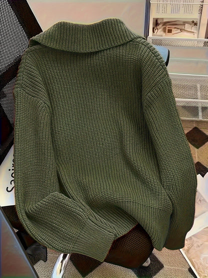 Amy | Lässiger Langarm Pullover