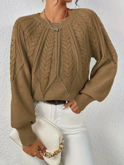 Rita | Elegante Strickware mit Geflechtmuster