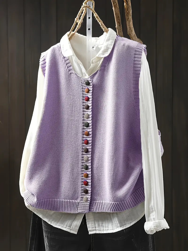 Gaelle | Elegante lässige Strickweste