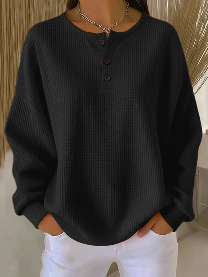 Anne | Weiche Strickjacke mit Kragen und Knöpfen