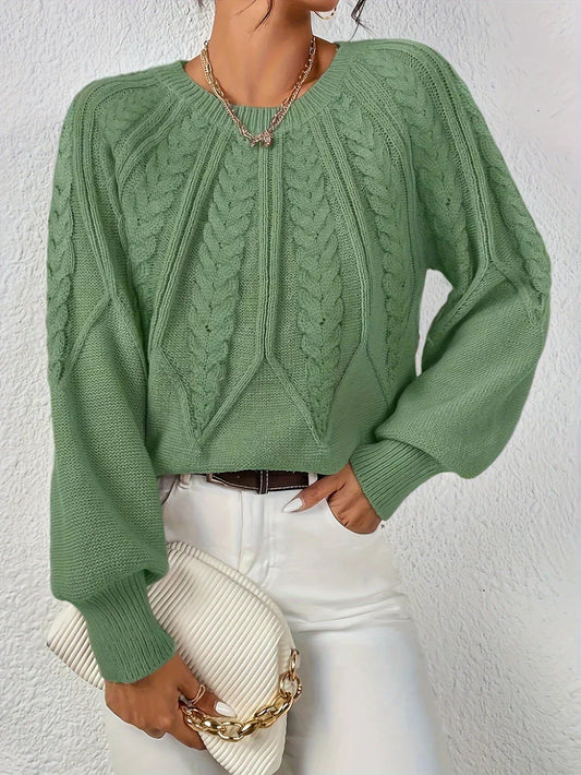 Rita | Elegante Strickware mit Geflechtmuster