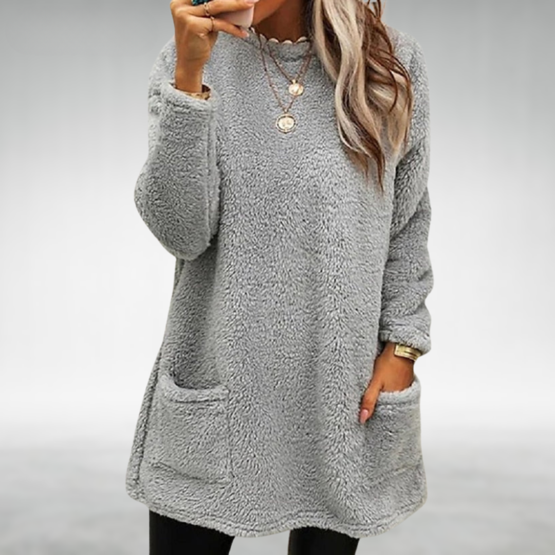 NORA - Fleece-Pullover mit Taschen