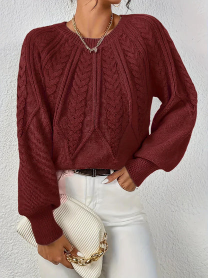 Rita | Elegante Strickware mit Geflechtmuster