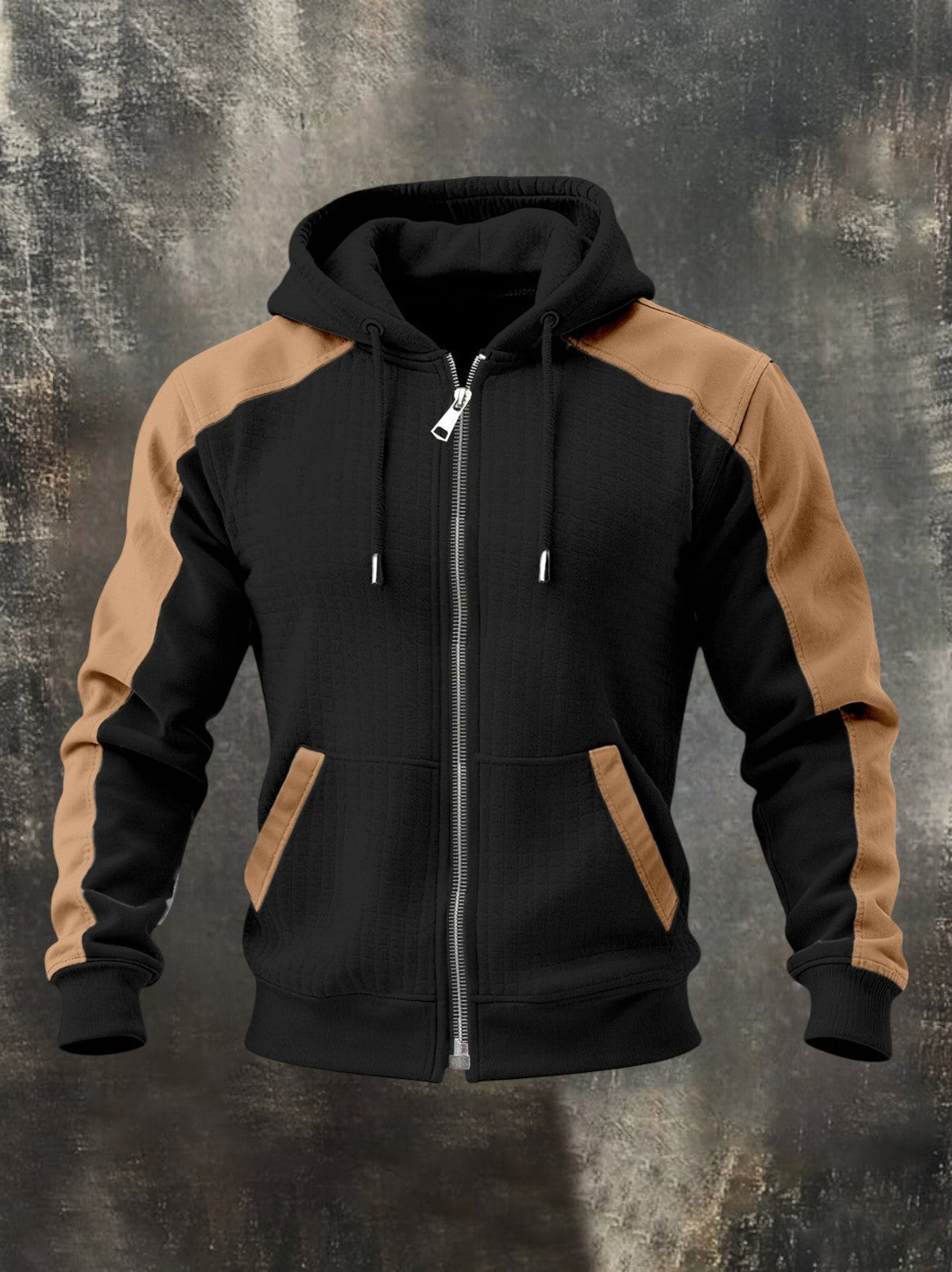 SALVATORE™ | ZWEIFARBIGE ZIP-HOODIE