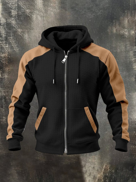 SALVATORE™ | ZWEIFARBIGE ZIP-HOODIE
