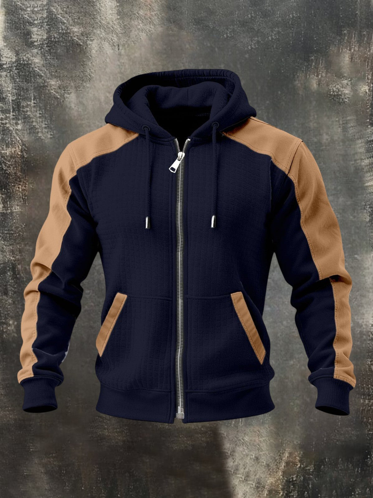 SALVATORE™ | ZWEIFARBIGE ZIP-HOODIE