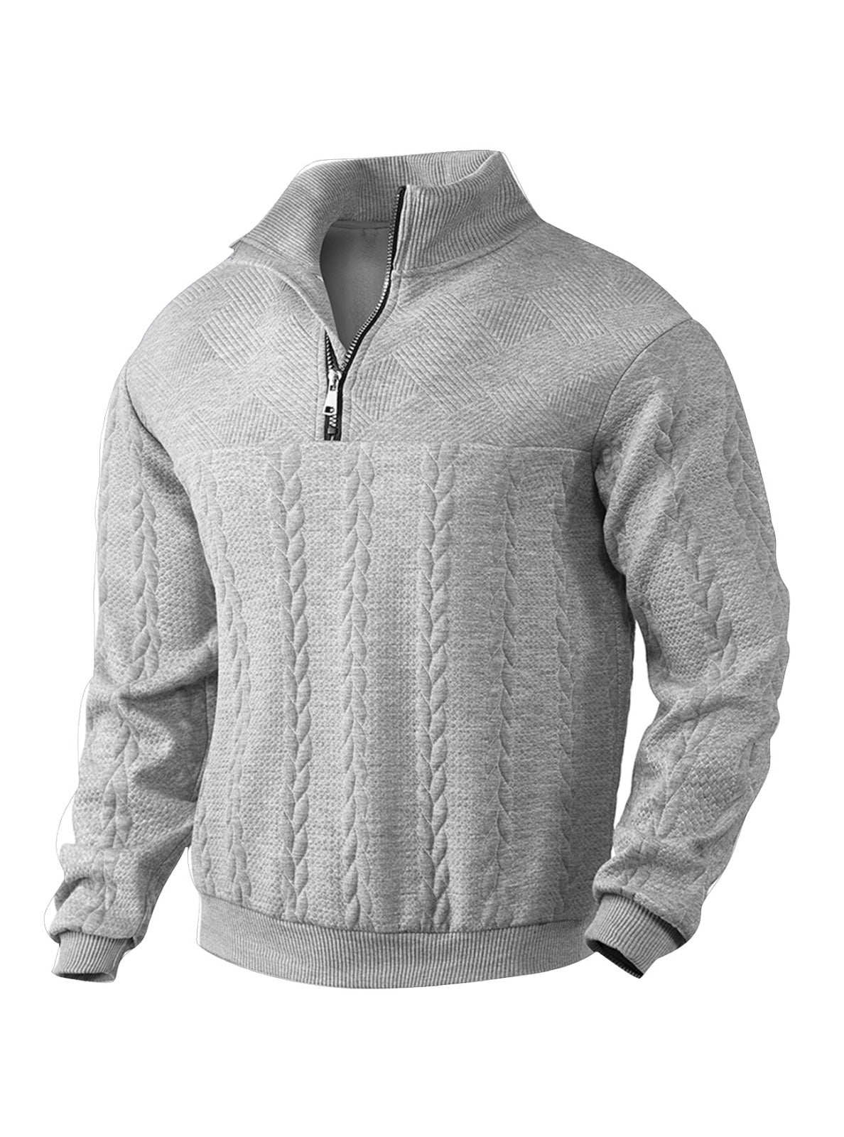 Alessandro™| trendige Sweatjacke mit Reißverschluss