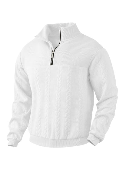 Alessandro™| trendige Sweatjacke mit Reißverschluss