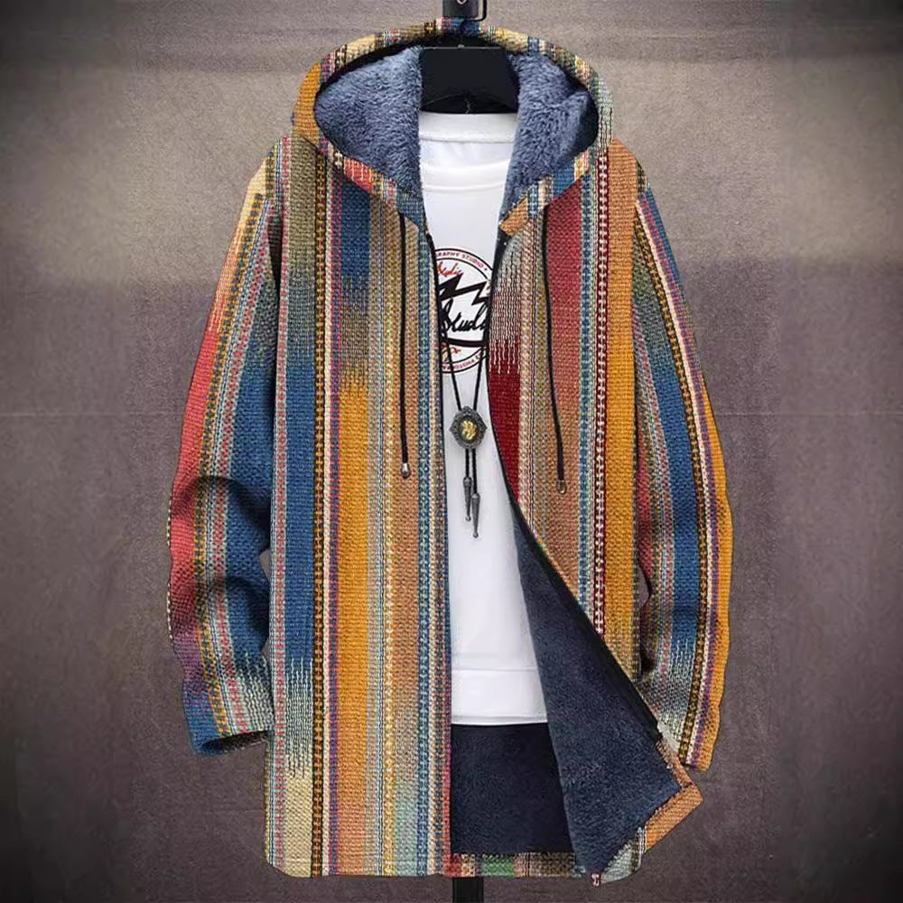 Annet™ | Luxuriöse Kunstinspirierte Kapuzenjacke mit Reißverschluss