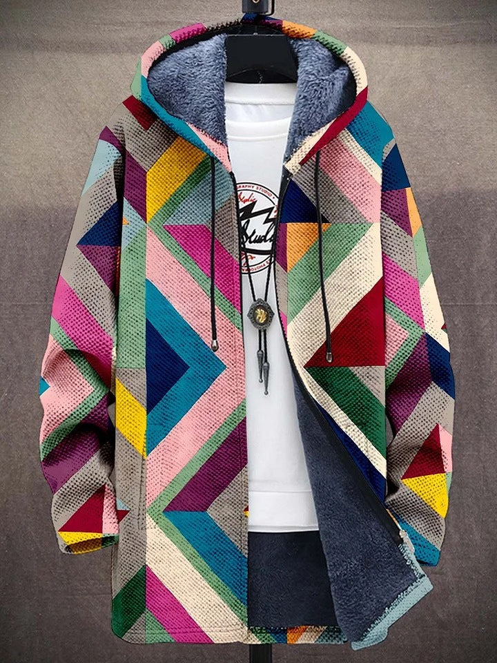 Aria™ | Luxuriöse kunstinspirierte Kapuzenjacke mit Reißverschluss