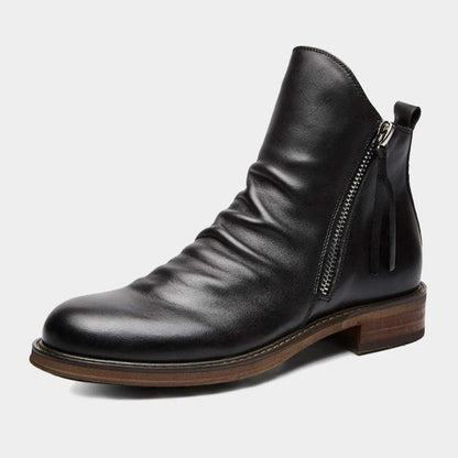 Victor | Komfortable, atmungsaktive Herrenstiefel mit Reißverschluss