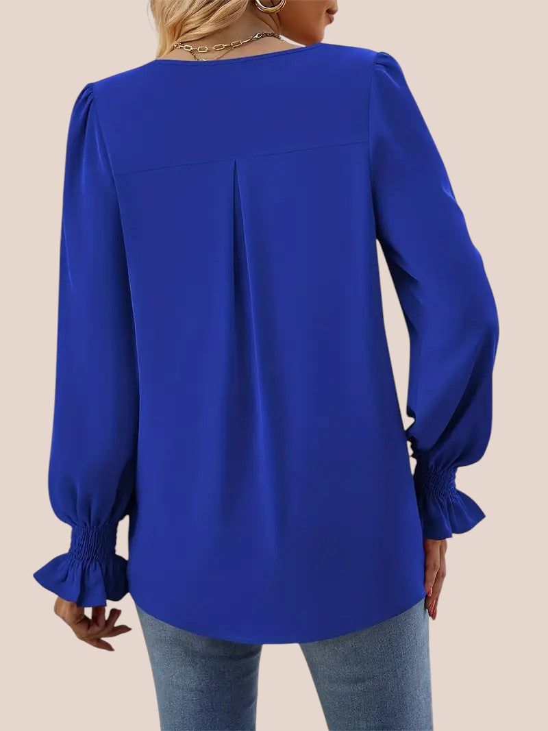 Mira | Elegante Bluse mit V-Ausschnitt