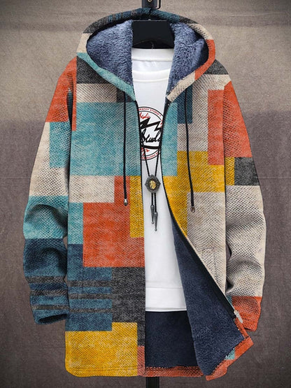 Bronte™ | Luxuriöse kunstinspirierte Kapuzenjacke mit Reißverschluss