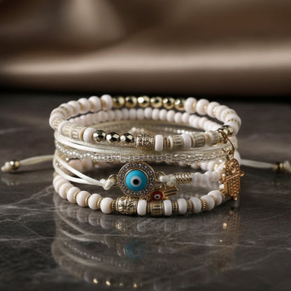 Hamsa-Armband-Set
