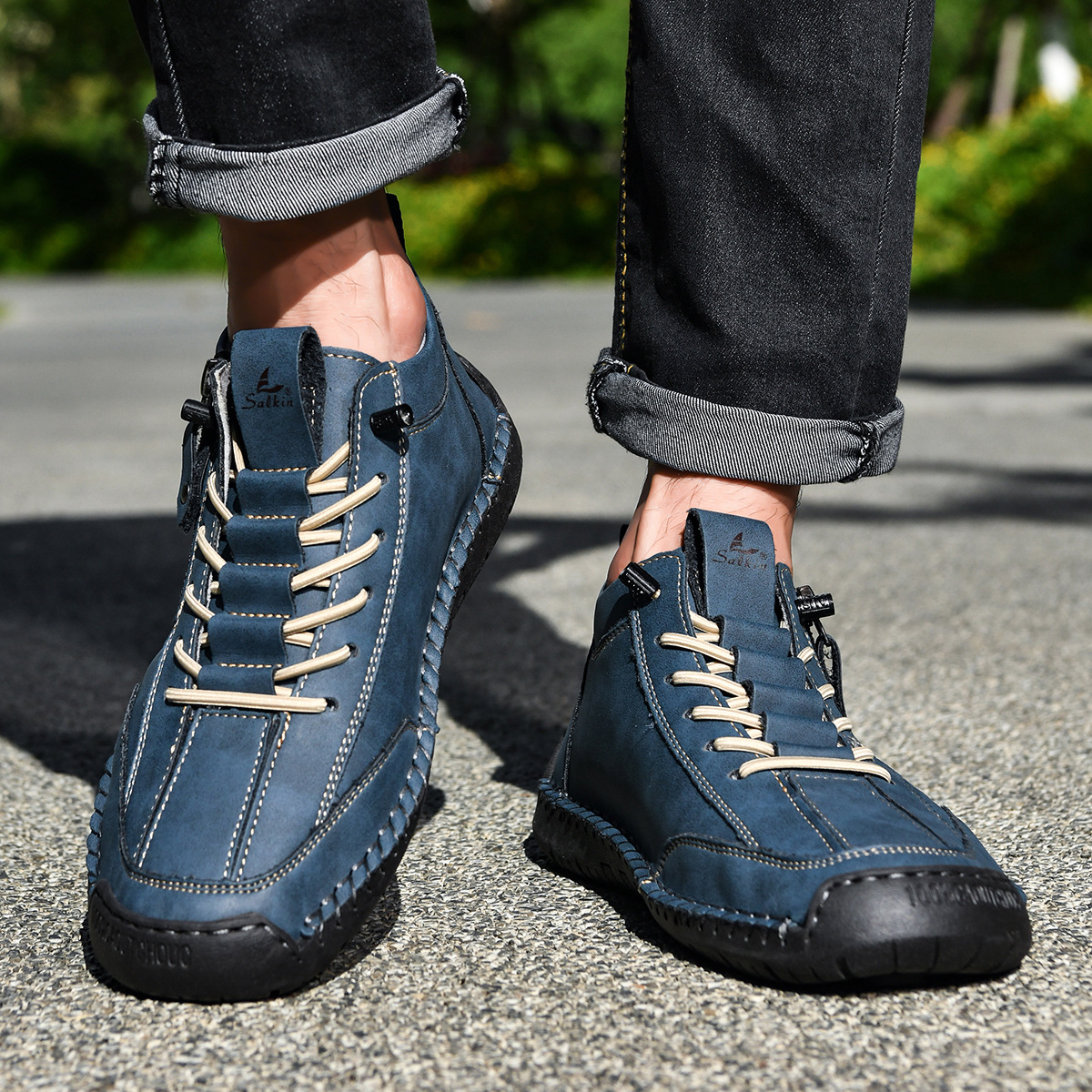 Josh | Herren-Nubukschuhe mit Reißverschluss