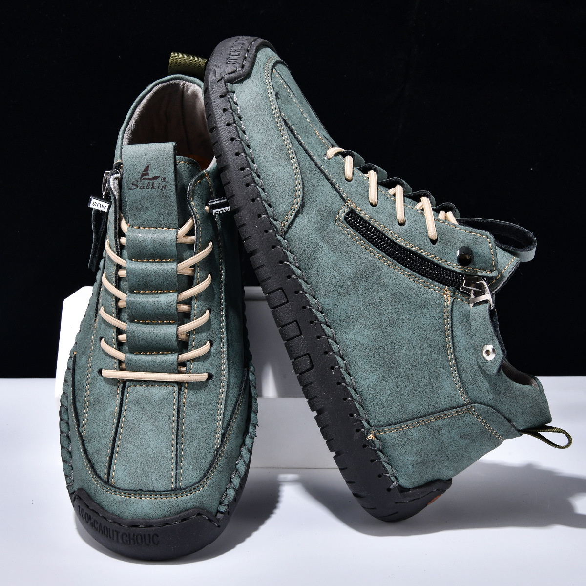 Josh | Herren-Nubukschuhe mit Reißverschluss