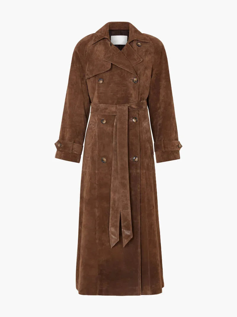 Eleganter Trenchcoat in taillierter Silhouette