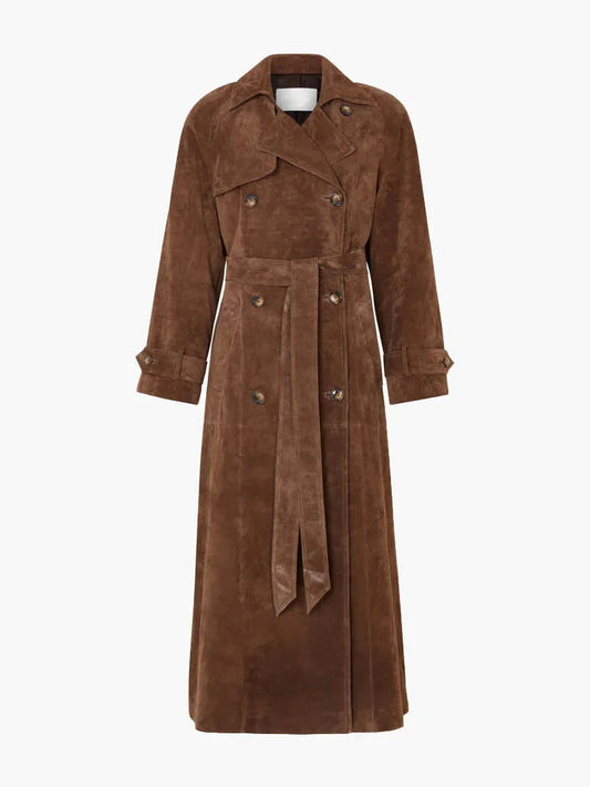 Eleganter Trenchcoat in taillierter Silhouette